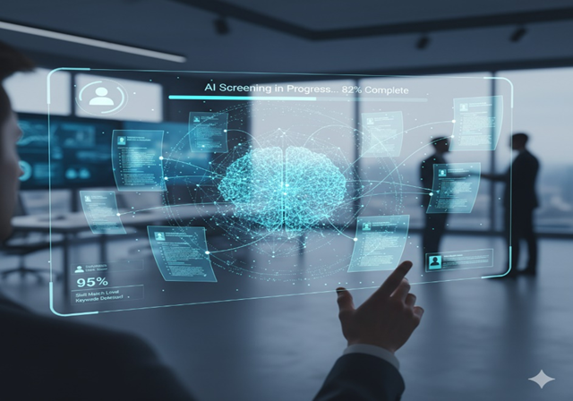 AI-powered CV screening analytics dashboard